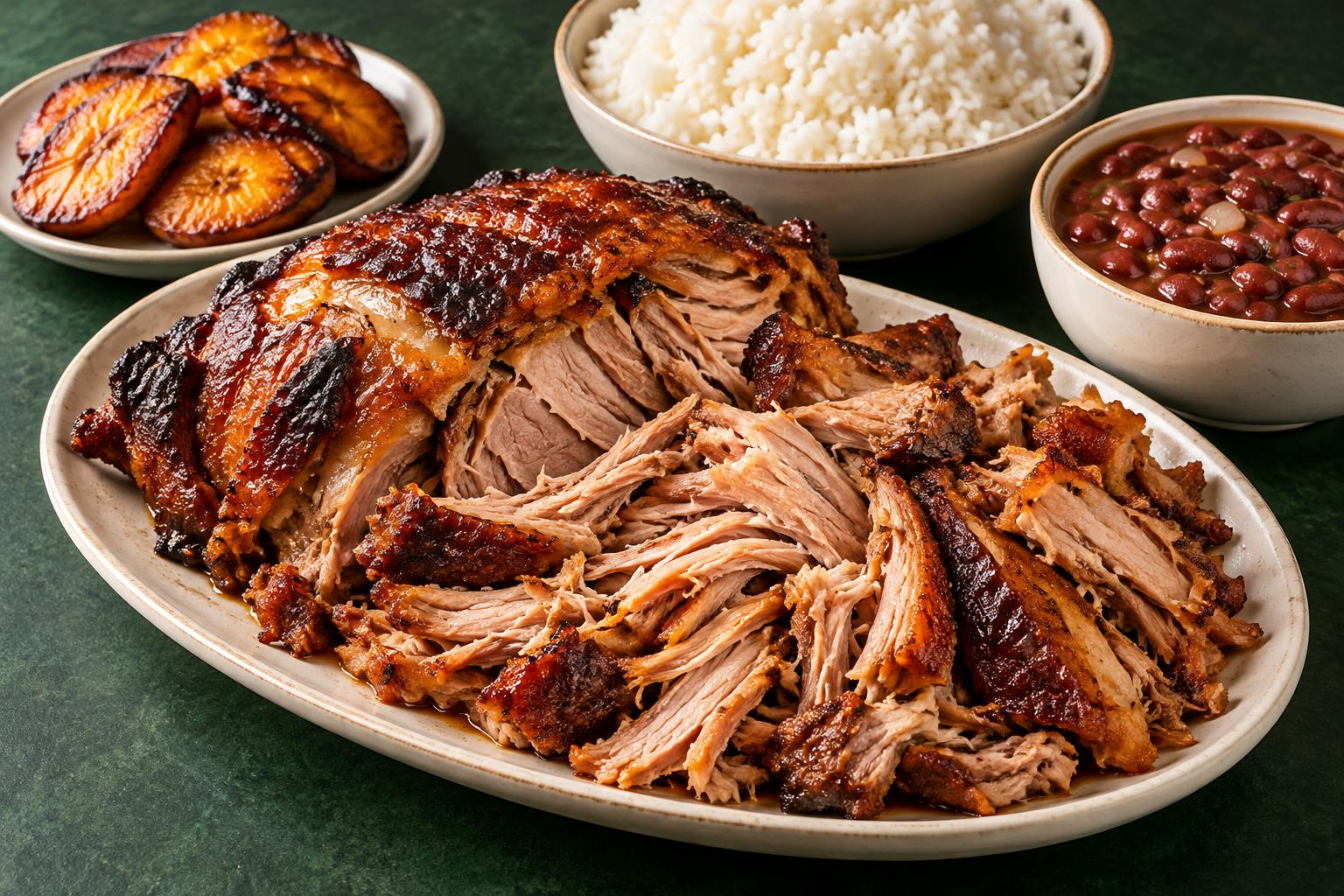 Serving illustration for one pound of roast pork