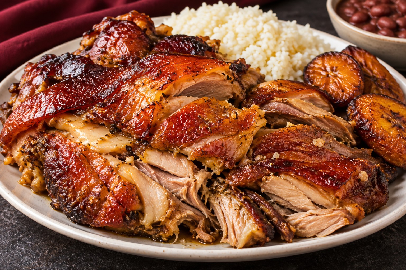Serving illustration of Pernil